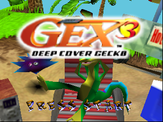 Gex 3: Deep Cover Gecko box art for Nintendo 64